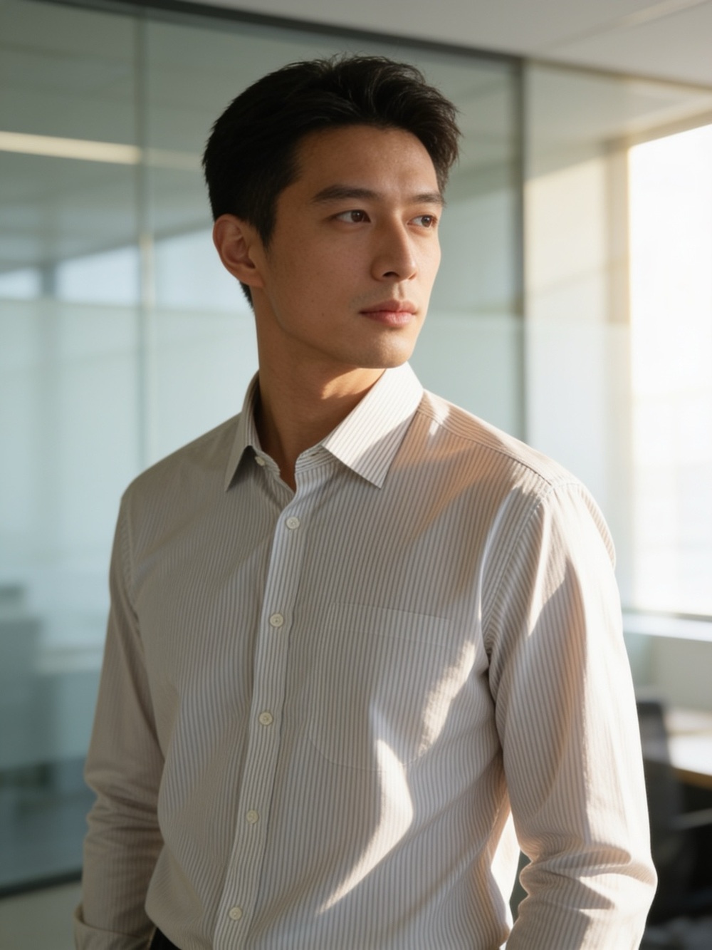 John W. Nordstrom Striped Dress Shirt